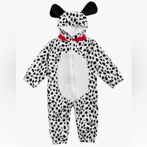 Dalmatian Print Hooded Onesie🖤🤍